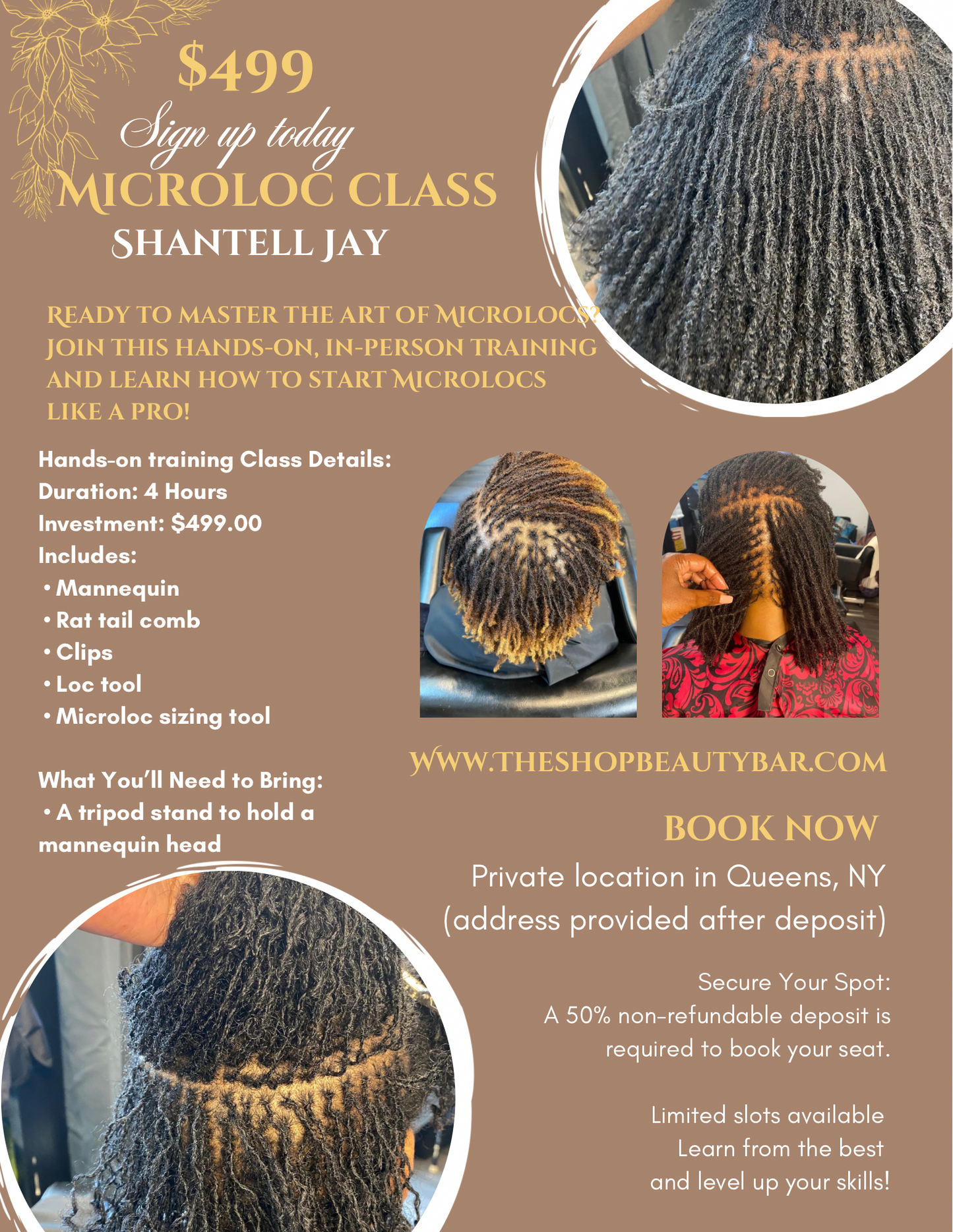 The Ultimate Microloc Class: November 24, 2025 Deposit