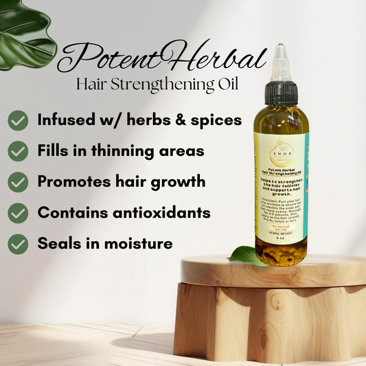 Potent Herbal Hair Strengthening Oil