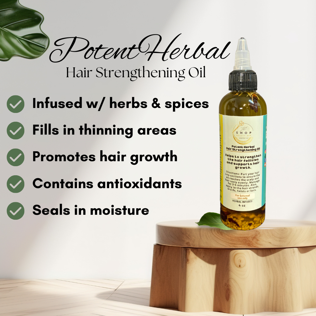 Potent Herbal Hair Strengthening Oil