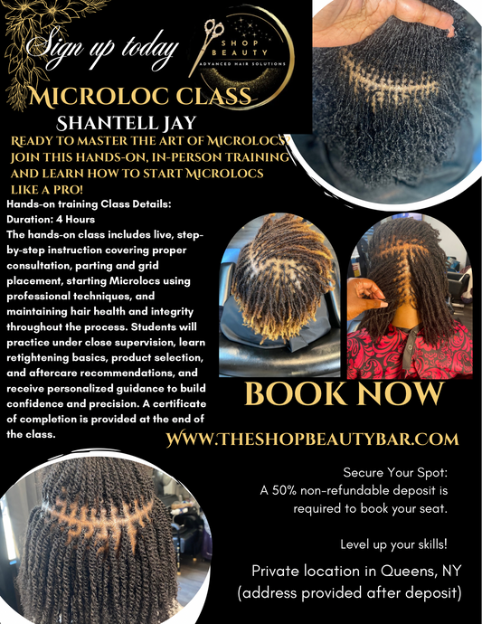 The Ultimate Microloc Class: February 23, 2026 Deposit